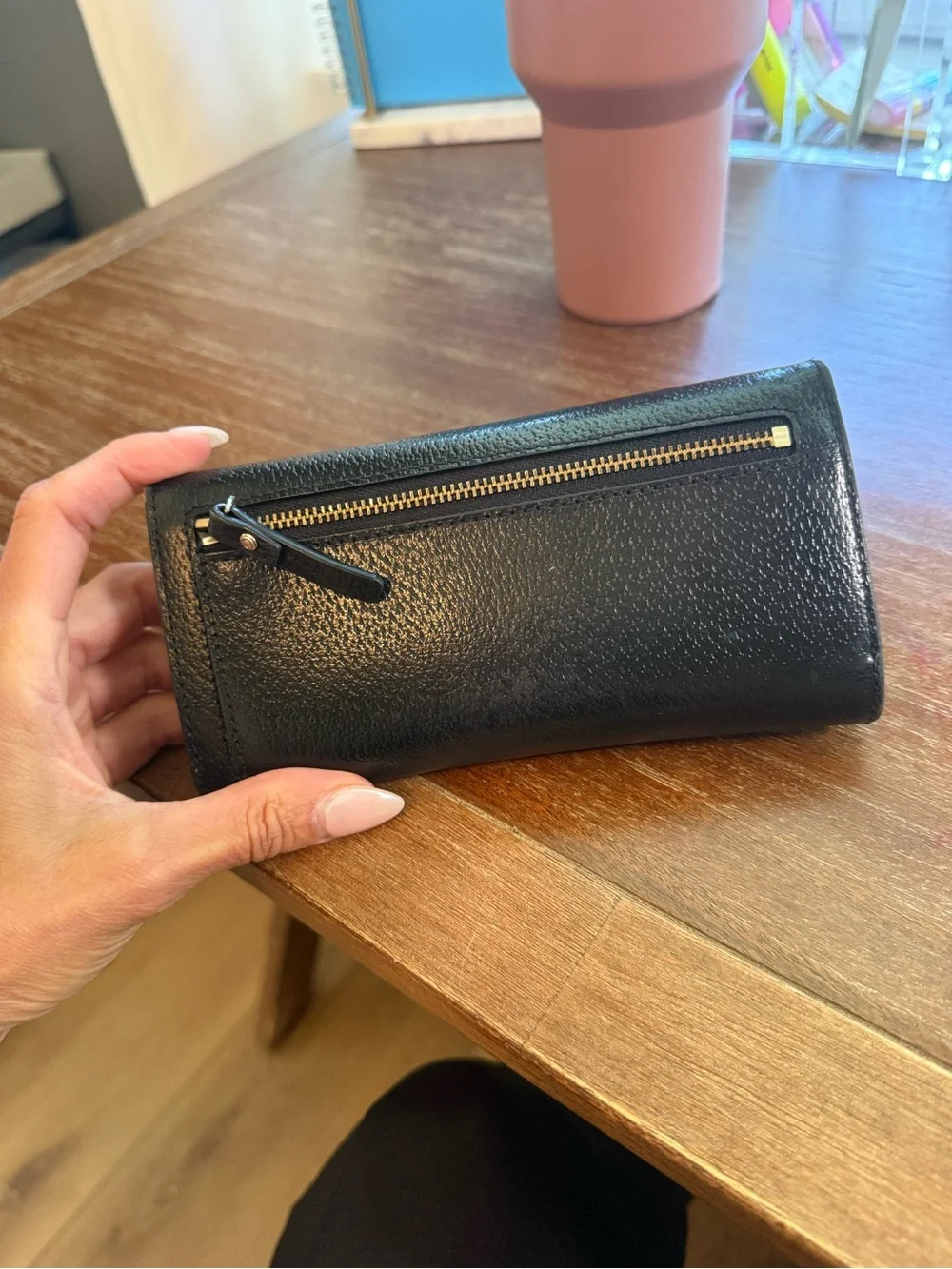 kate spade polished black